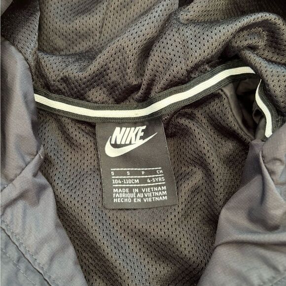Nike Sportwear Windrunner Jet Black Zip Up Hooded Jacket - Picture 5 of 5